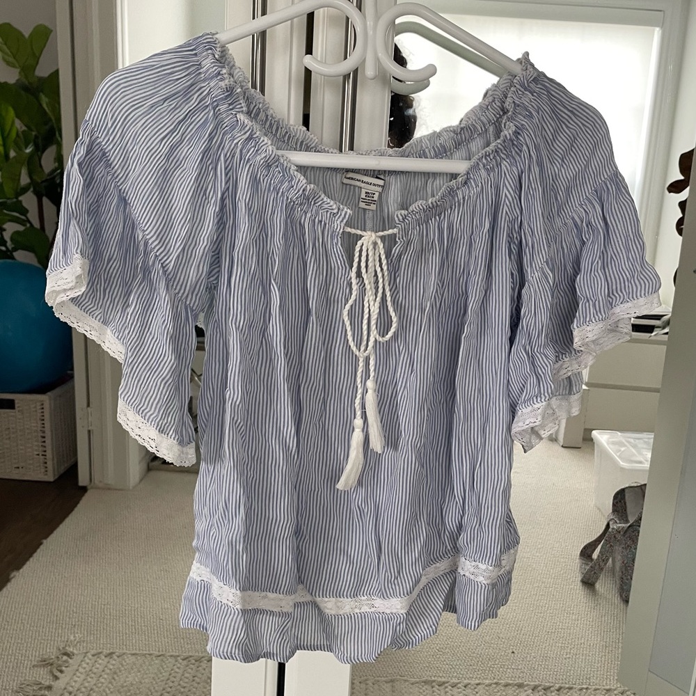 American Eagle Off the Shoulder Blouse